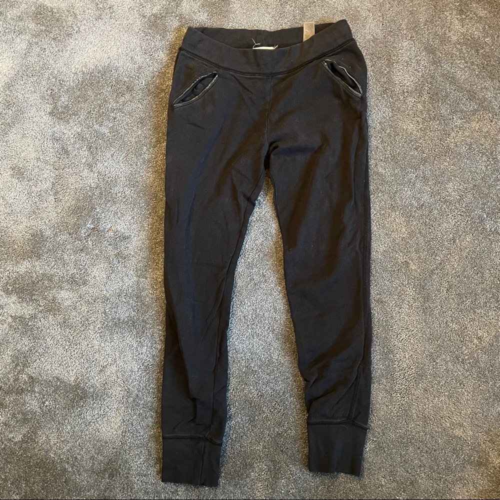 T by ALEXANDER WANG BLACK SWEATPANTS